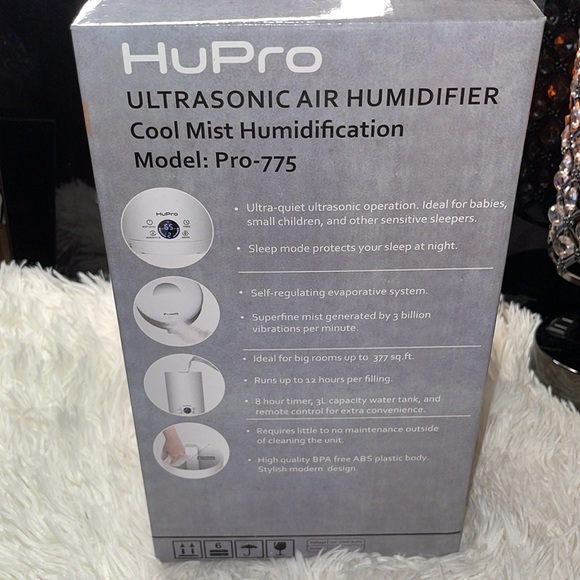 ⭐️HuPro Ultrasonic Air Humidifier Cool Mist Model: Pro-775 - Picture 5 of 13